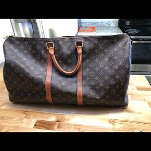 Louis Vuitton Keepall monogram duffle bag